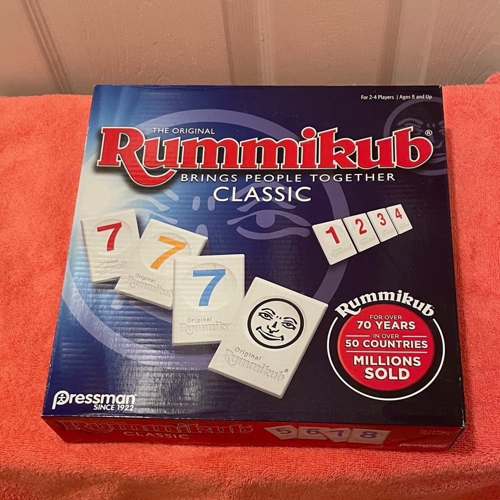 Rummikub Classic Game - Blue and Red